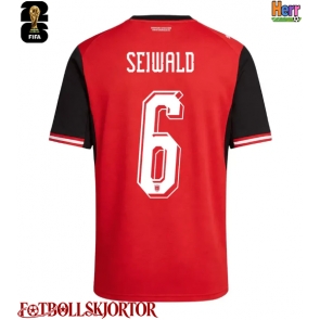 Österrike Nicolas Seiwald #6 Hemmatröja VM 2026 Kortärmad